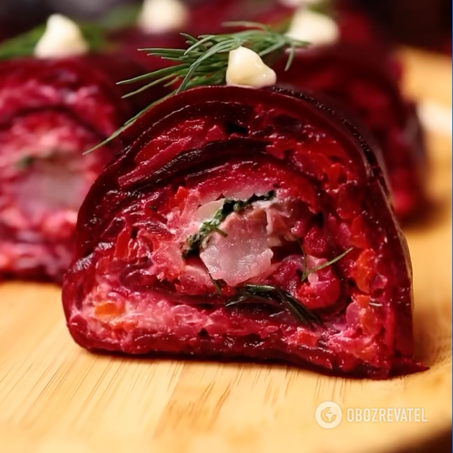 Beet appetizer