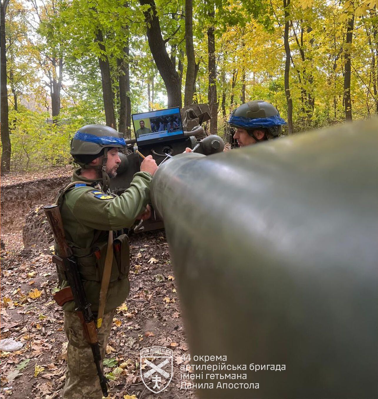 ''Cultural Diplomacy'': the Armed Forces of Ukraine showed how Ukrainian soldiers wrote the radio dictation of national unity in Sudzha. Photo