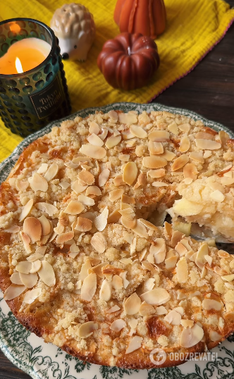 'Invisible' apple pie: how to make a simple dessert with budget ingredients