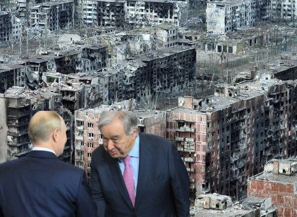 ''I called for a just peace in Ukraine'': Antonio Guterres makes embarrassing excuses for visiting Russia