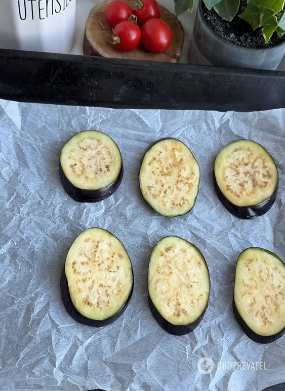 Elementary eggplant appetizer in the oven: it takes a few minutes to prepare