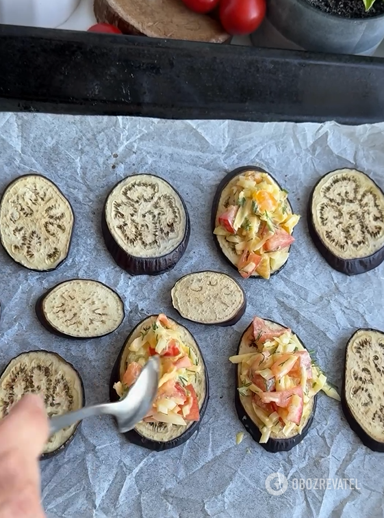 Elementary eggplant appetizer in the oven: it takes a few minutes to prepare