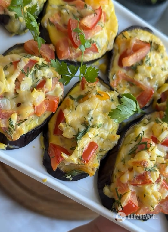 Elementary eggplant appetizer in the oven: it takes a few minutes to prepare