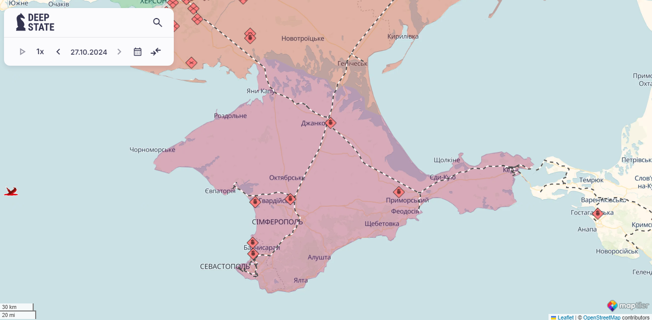 Explosions in several districts reported in occupied Crimea