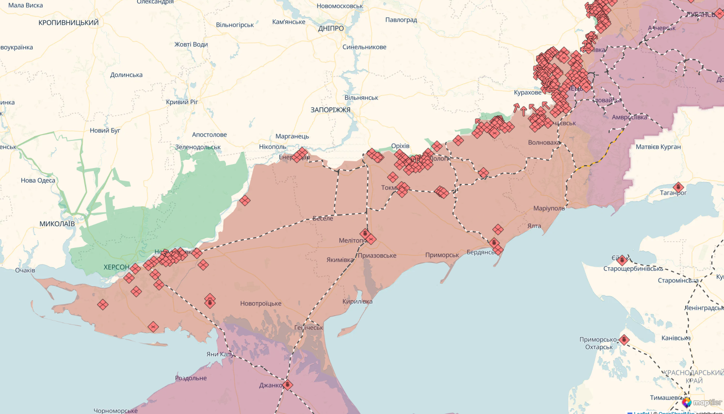 The enemy keeps trying to advance deeper into the territory of Ukraine: the General Staff named the hottest frontline areas