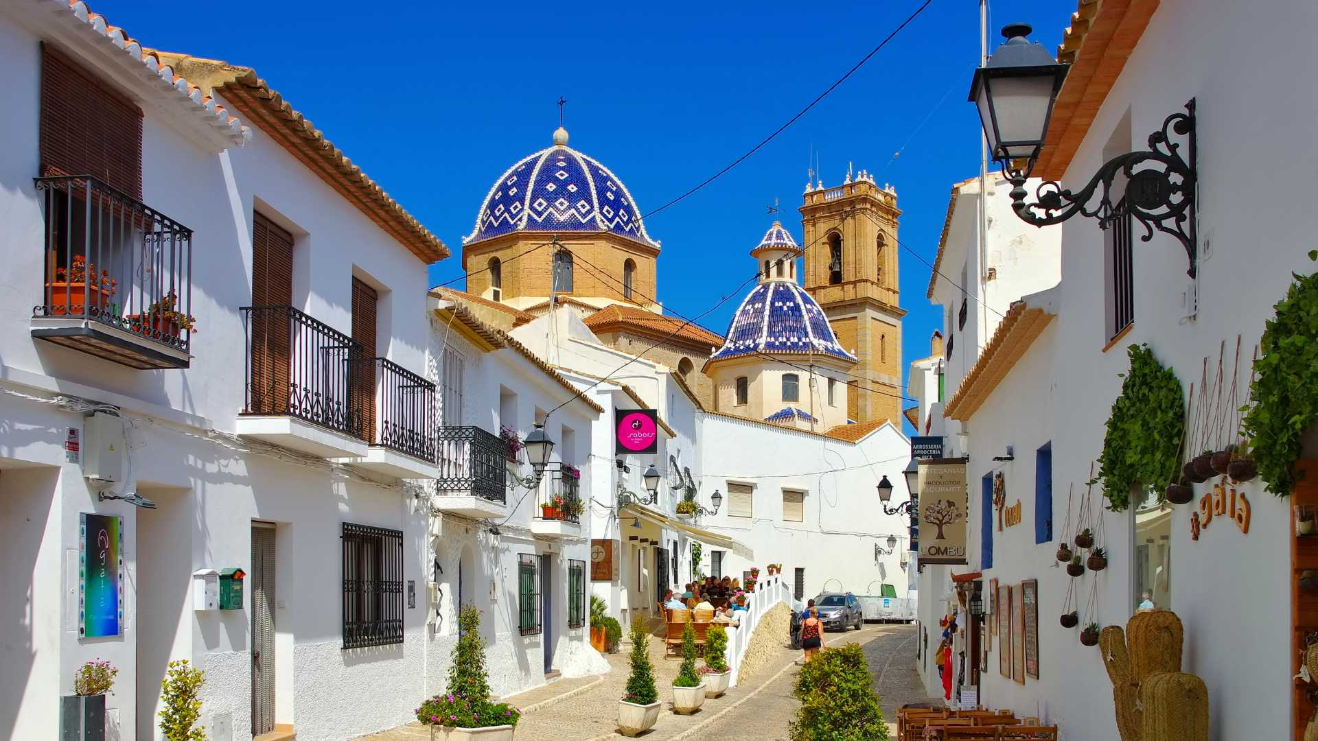 Picturesque nature and houses with blue roofs: a city in Spain reminded tourists of Santorini