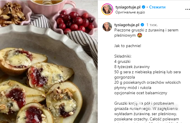 Pyszna przystawka do wina: przydadzą się gruszki i ser gorgonzola