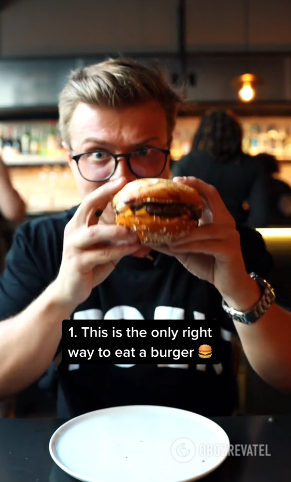 How to eat hamburgers: the right way