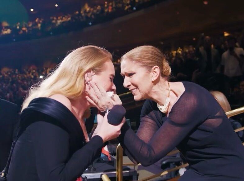 Adele explains why she burst into tears in front of Celine Dion at a concert: I keep her photo next to the stage