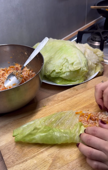 The most delicious cabbage rolls for dinner