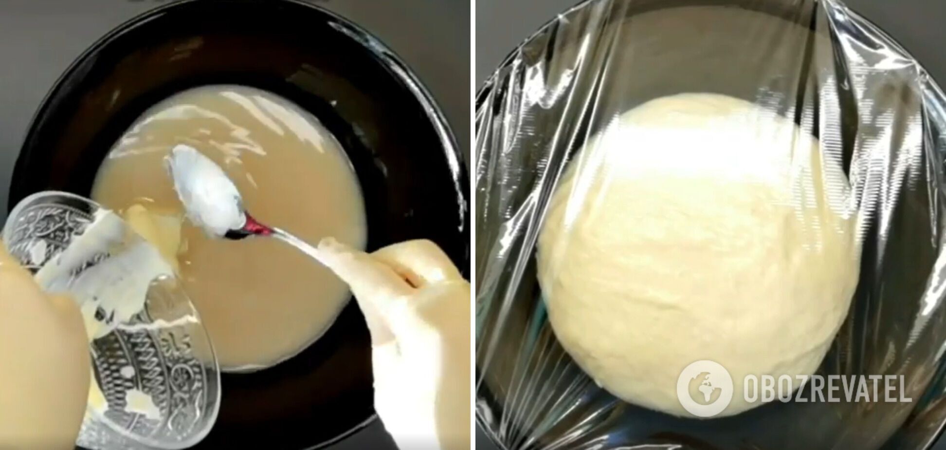 Preparing the dough