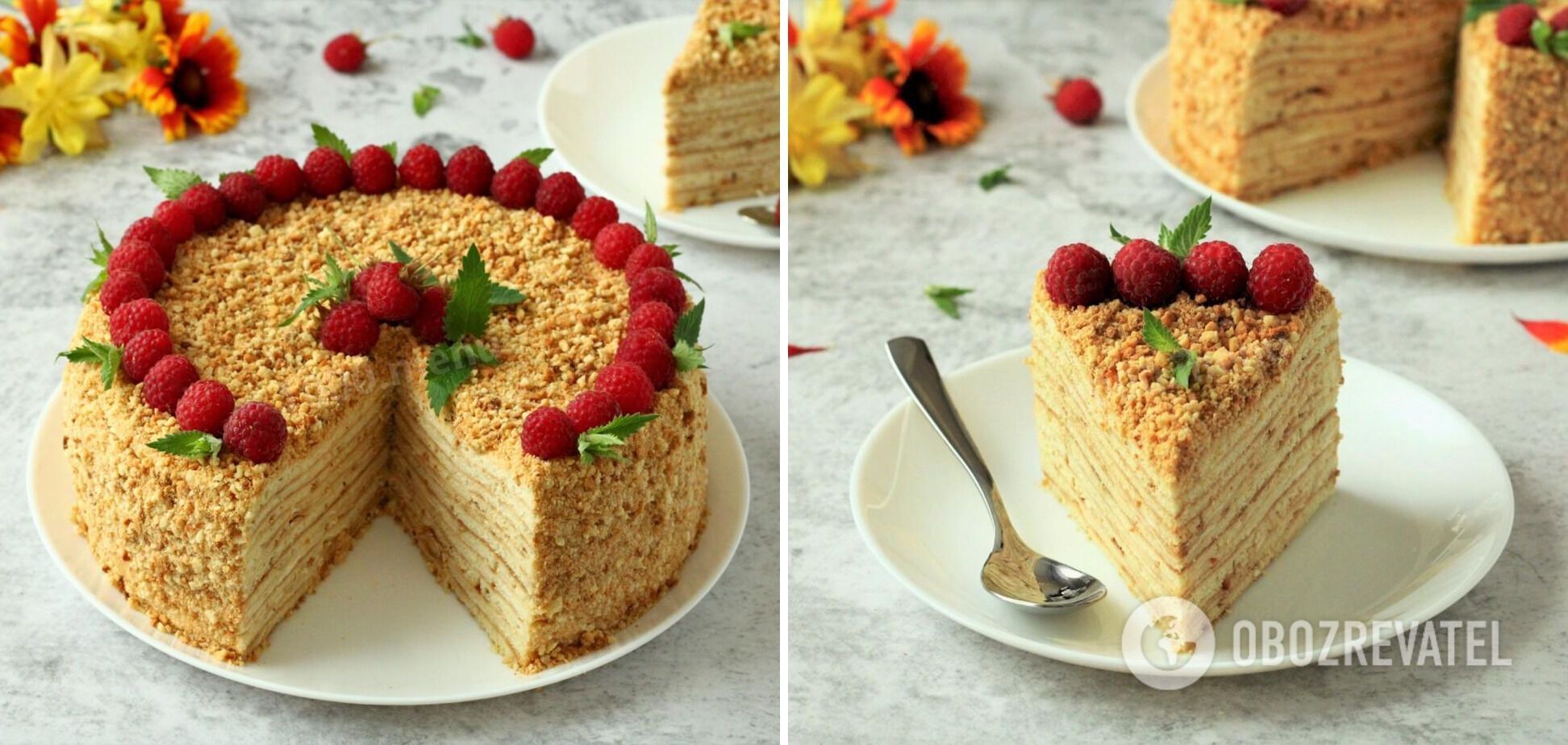 Delicious honey cake