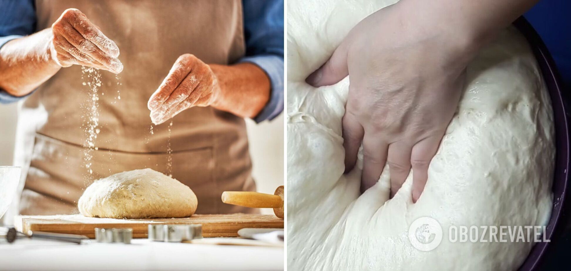 Preparing the dough