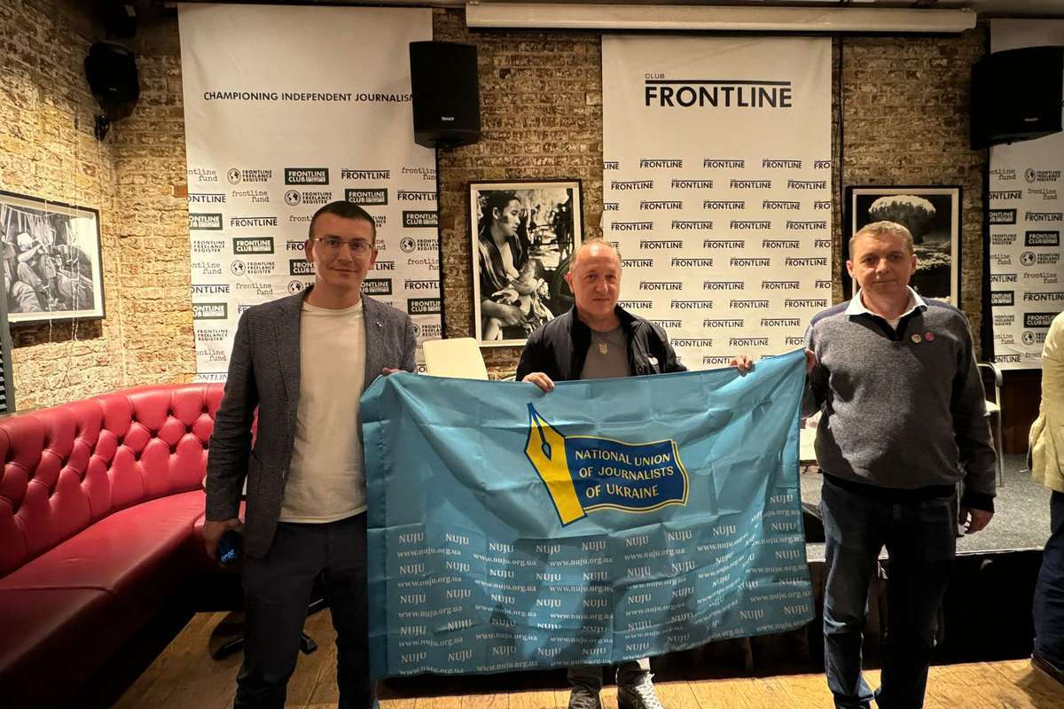 NUJU presented in London a film about the resilience of Ukrainian media