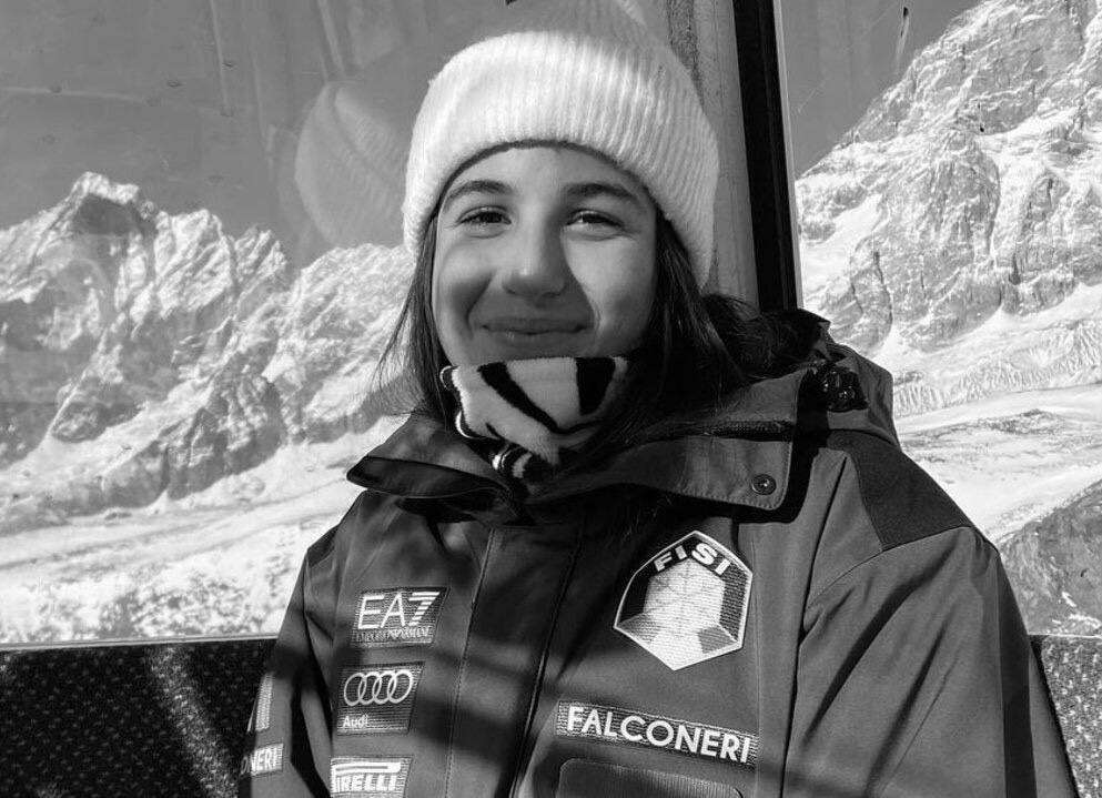 She was a beauty. A 20-year-old Italian champion died during a ski training session