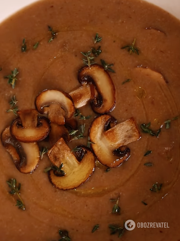 Mushroom soup