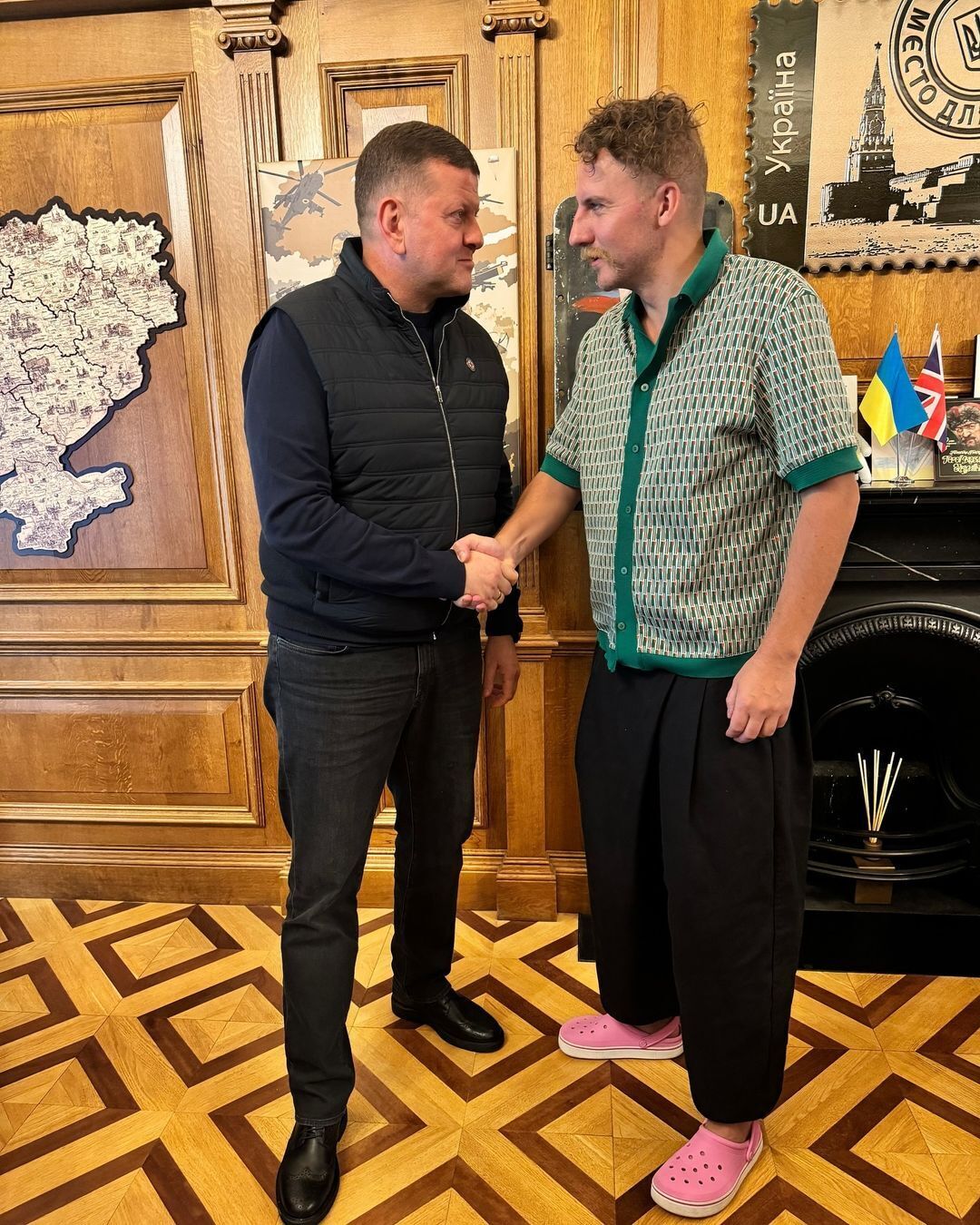 Klopotenko in pink sneakers, Zaluzhnyi in black jeans: the network was captured by a photo from London