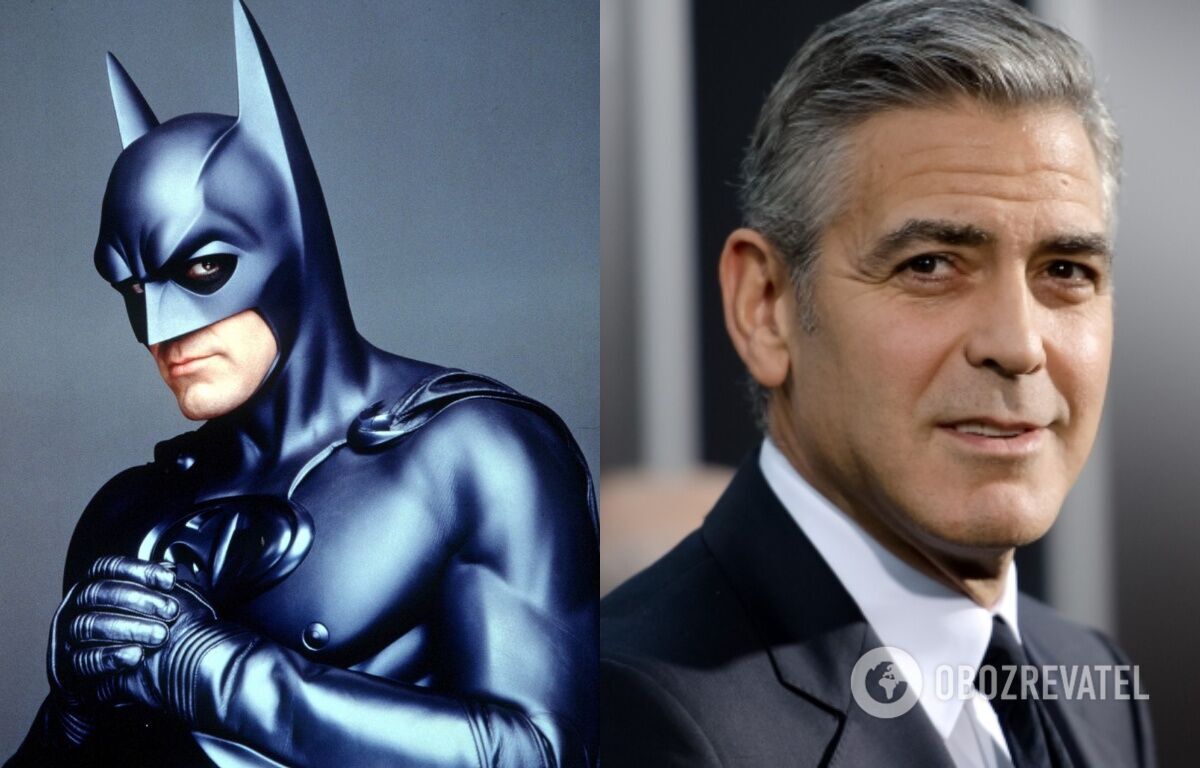 George Clooney as Batman.