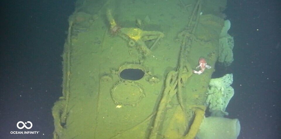 Scientists have found the wreckage of 'Ghost Ship of the Pacific' that was deliberately sunk 78 years ago. Photo