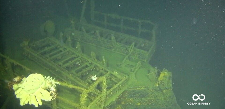 Scientists have found the wreckage of 'Ghost Ship of the Pacific' that was deliberately sunk 78 years ago. Photo