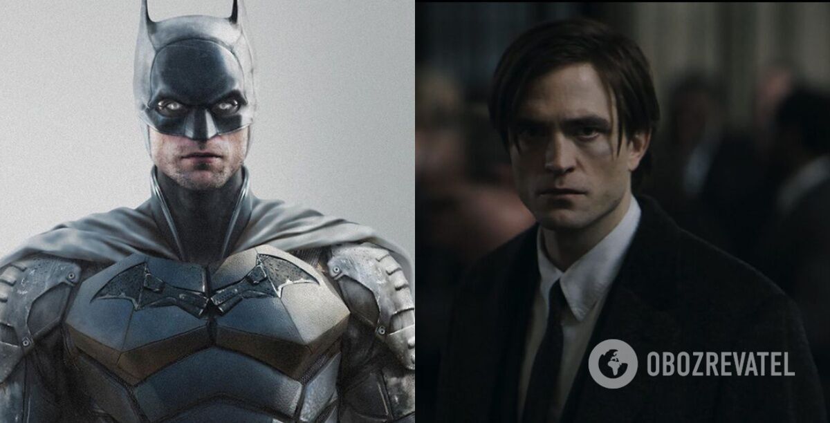 Robert Pattinson as Batman.