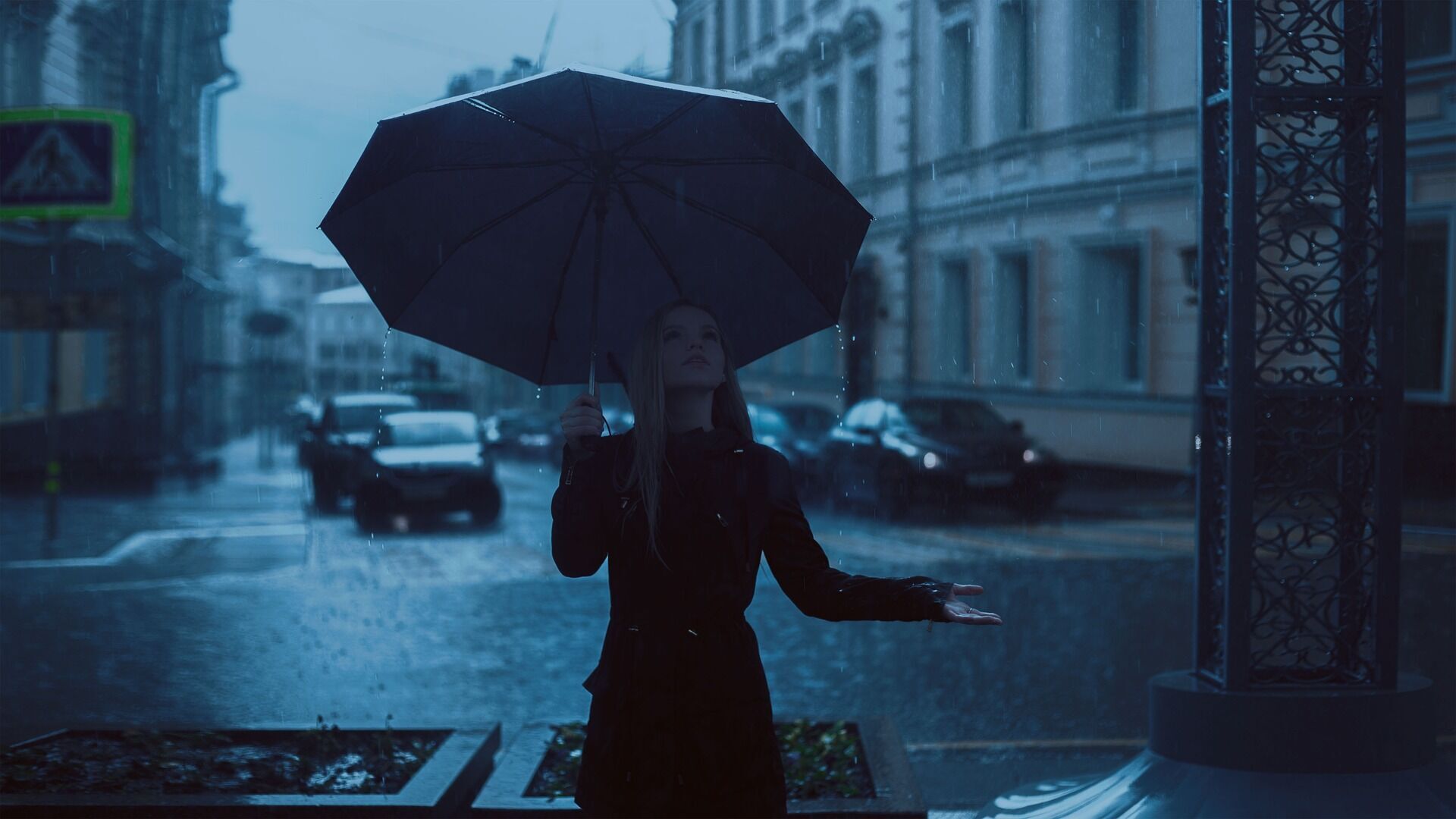 In the rain, you can play outside with your children or just enjoy the sound of it.