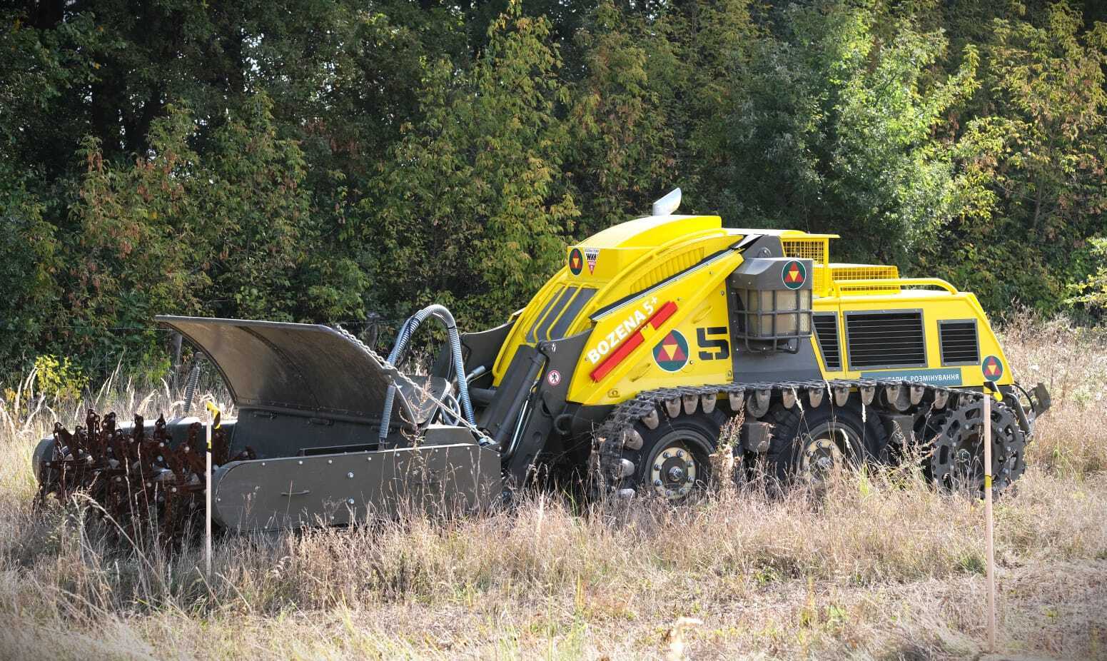 Russia has contaminated 128,000 square kilometers of land and 14,000 square kilometers of water in Ukraine with explosive ordnance