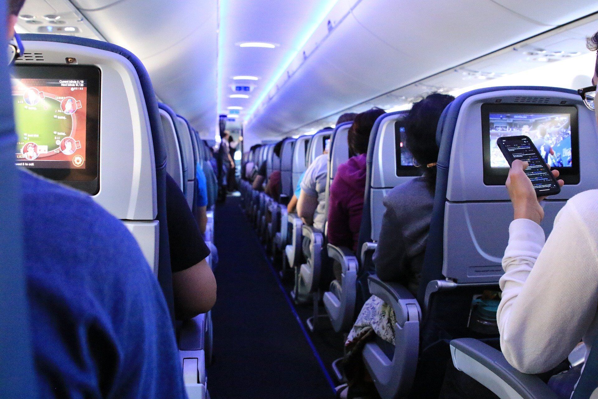 You always have to clean your seat on an airplane.