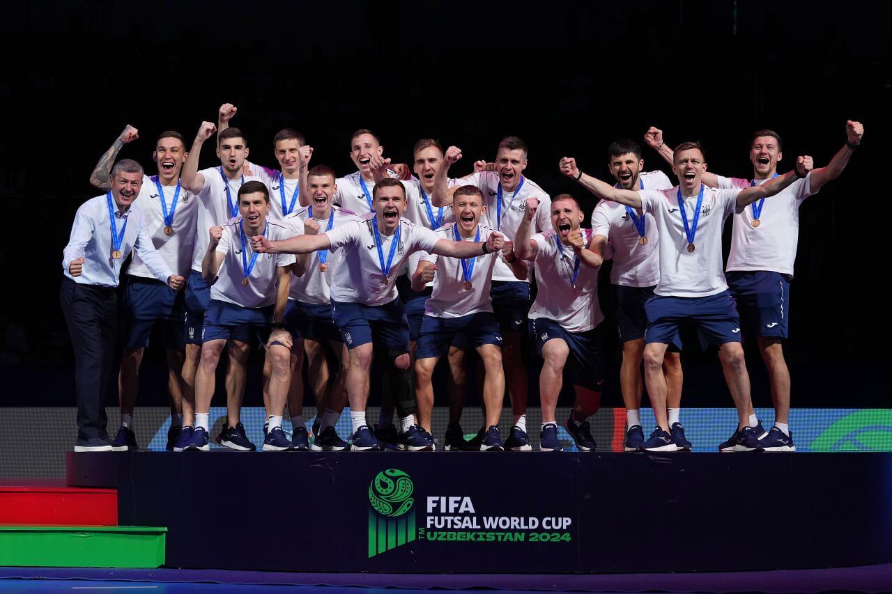 Ukraine set a record for world futsal championships