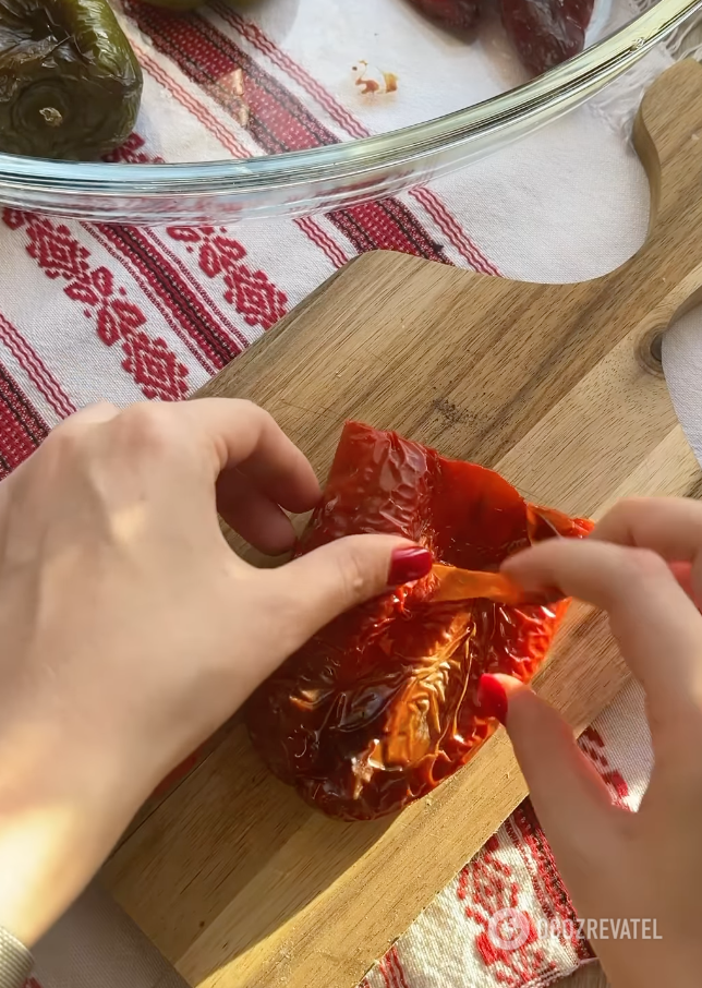 Ready-made peppers for cooking