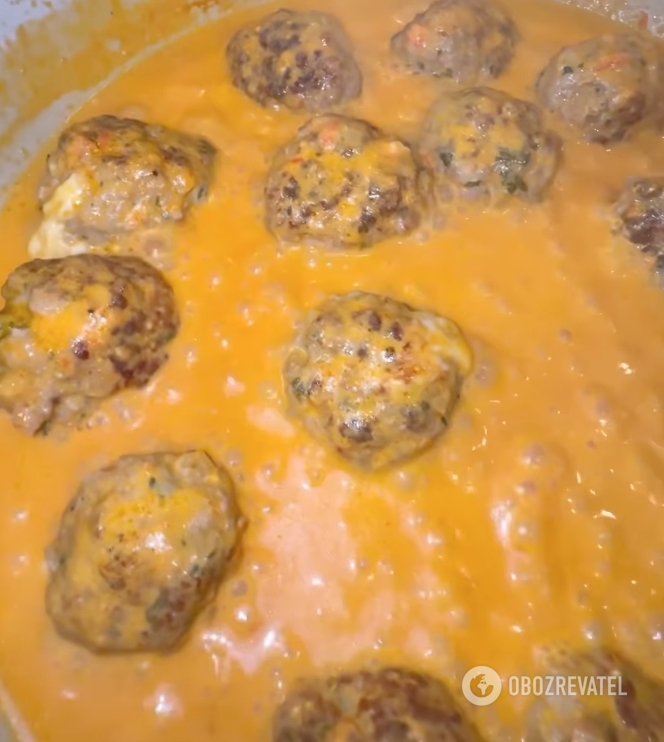 Ready-made meatballs