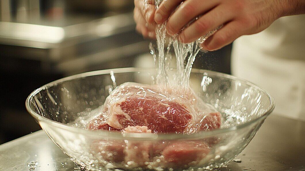 Never wash raw meat: we tell you what it can lead to