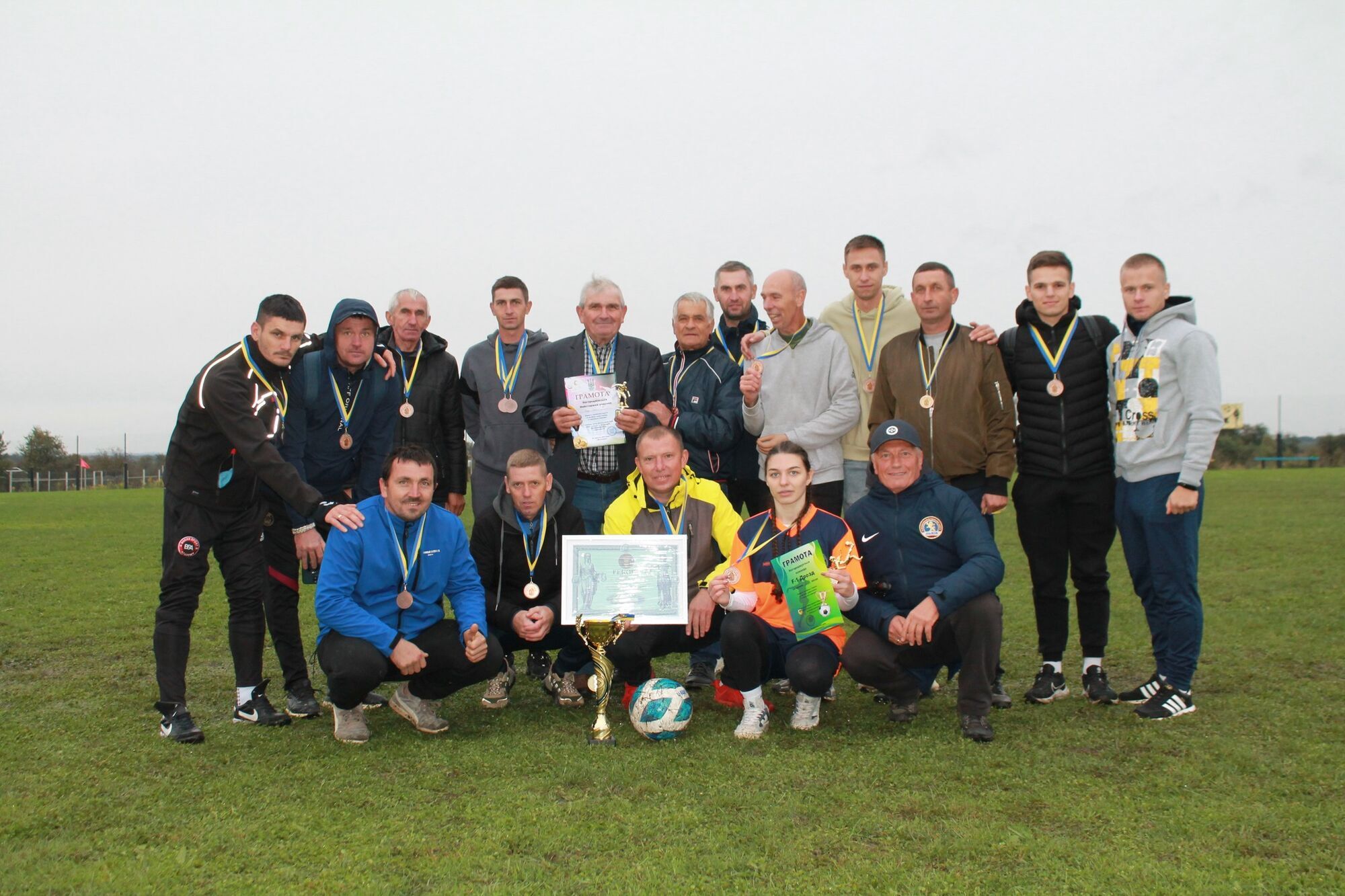 A unique football match in the Lviv region has been listed in the Ukrainian Book of Records. Photo fact