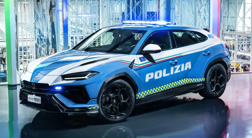 Police cars in different countries - where the most striking cars are