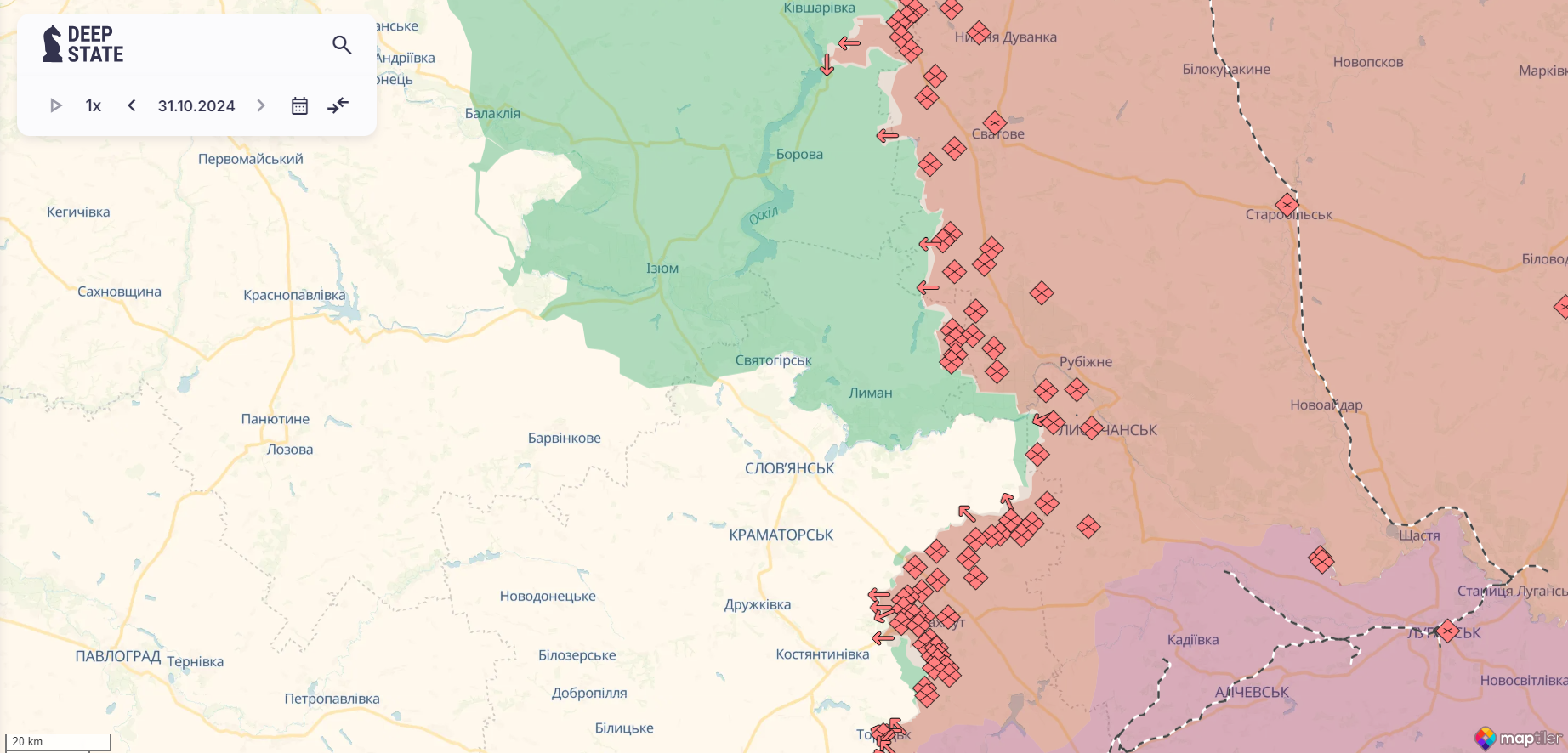 Occupants want to capture Lyman and reach Sloviansk: Ukrainian Armed Forces tell about the enemy's plan. Map