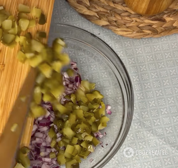 Onions and cucumbers