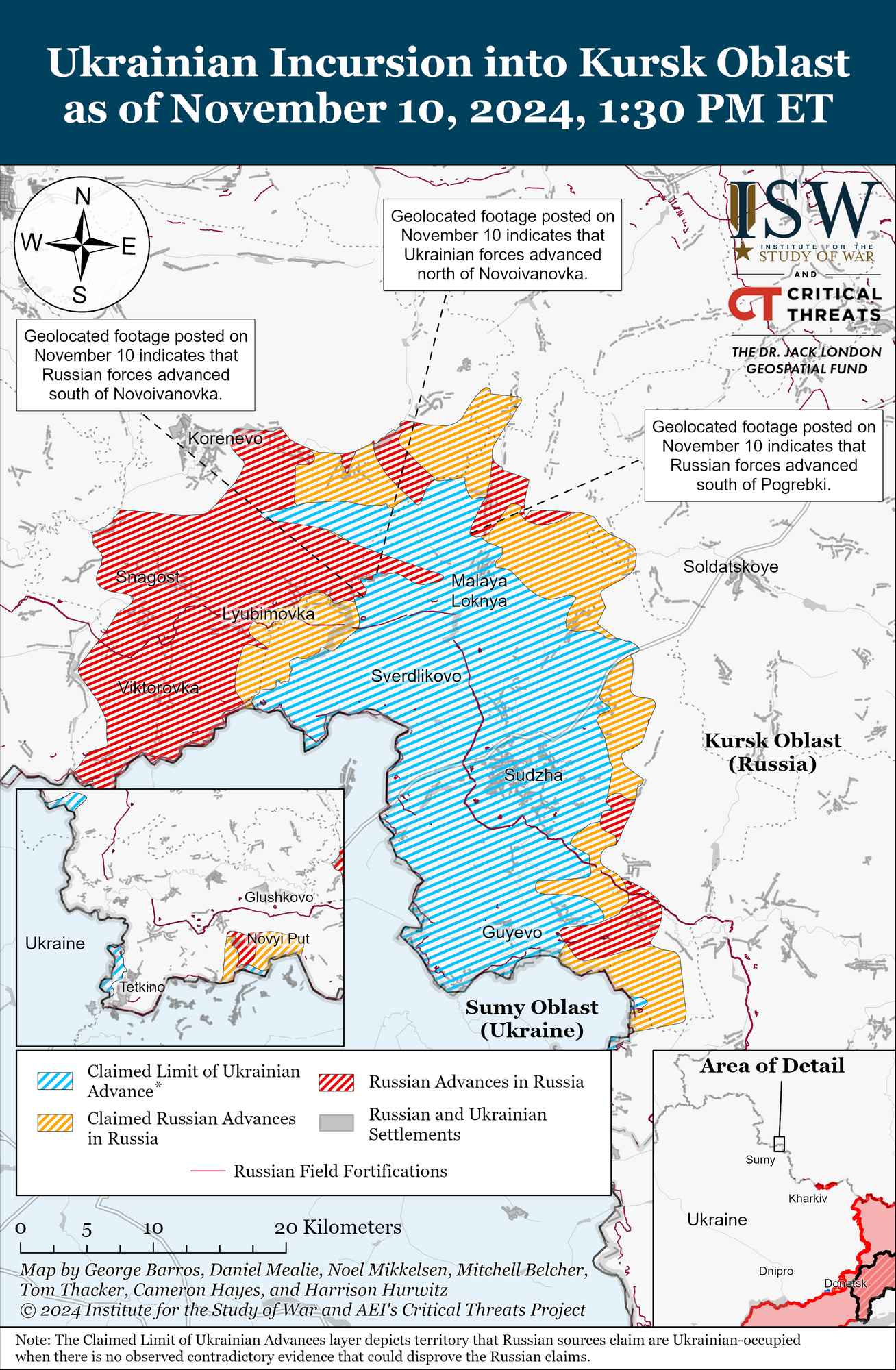 Wojska rosyjskie zintensyfikowały ofensywę w obwodzie kurskim, aktywnie wykorzystując pojazdy opancerzone: ISW oceniła sytuację. Mapa