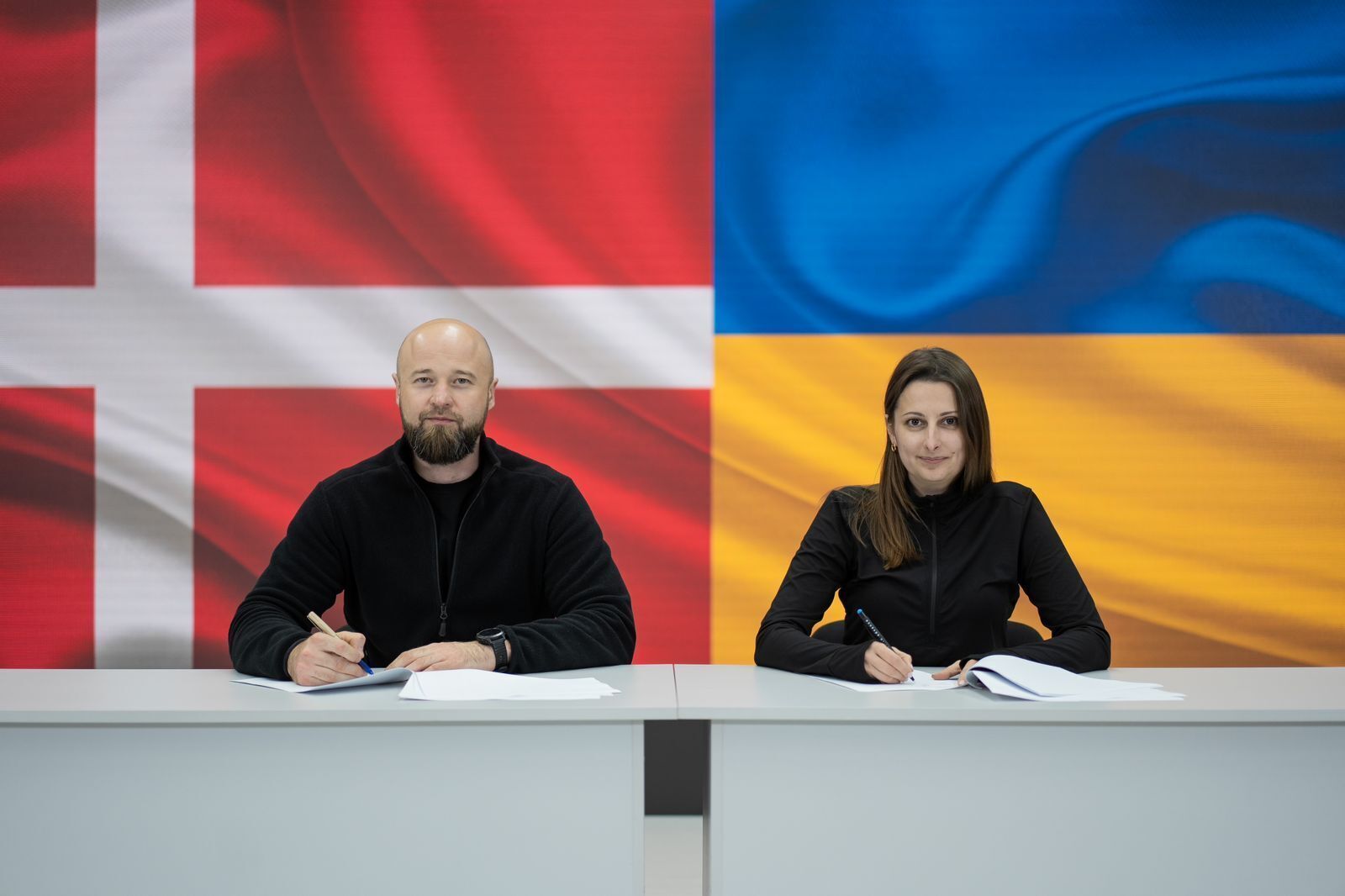 Dmytro Klimenkow i Hanna Hwozdiar