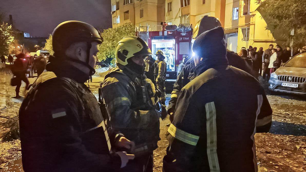 A rocket hit a police station in the center of Kharkiv: one person was killed and many wounded. Photo