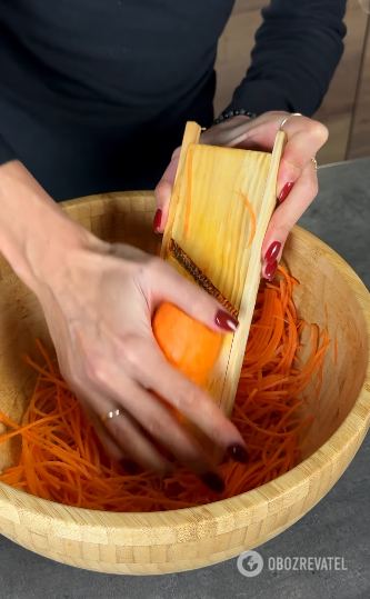 Korean carrots in 5 minutes: the fastest recipe