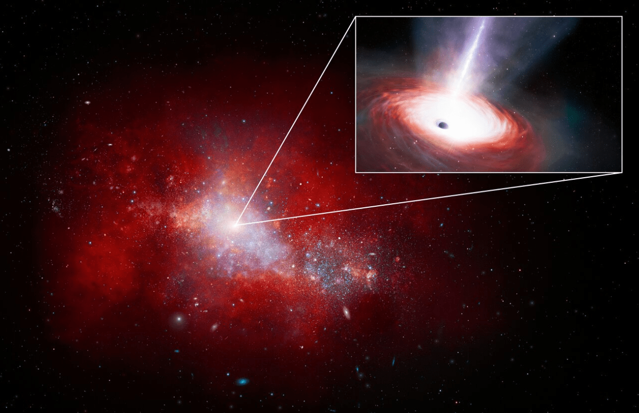 Hungriest black hole discovered: monstrous void swallows matter at 40 times the theoretical limit