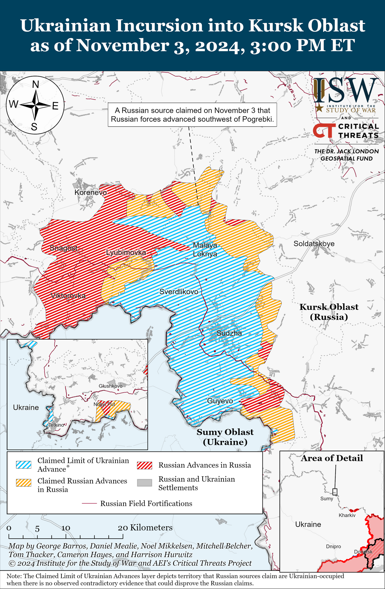 Fighting in the Kursk region