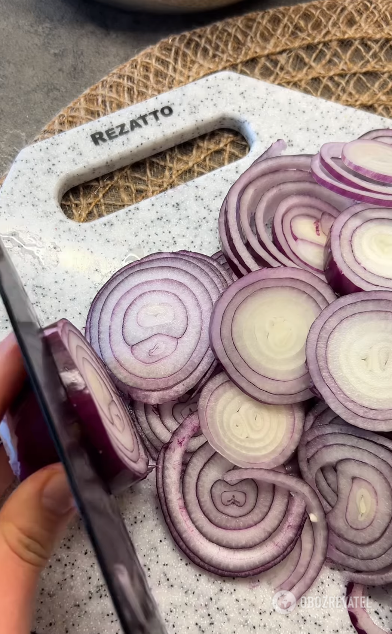 Onions for the dish