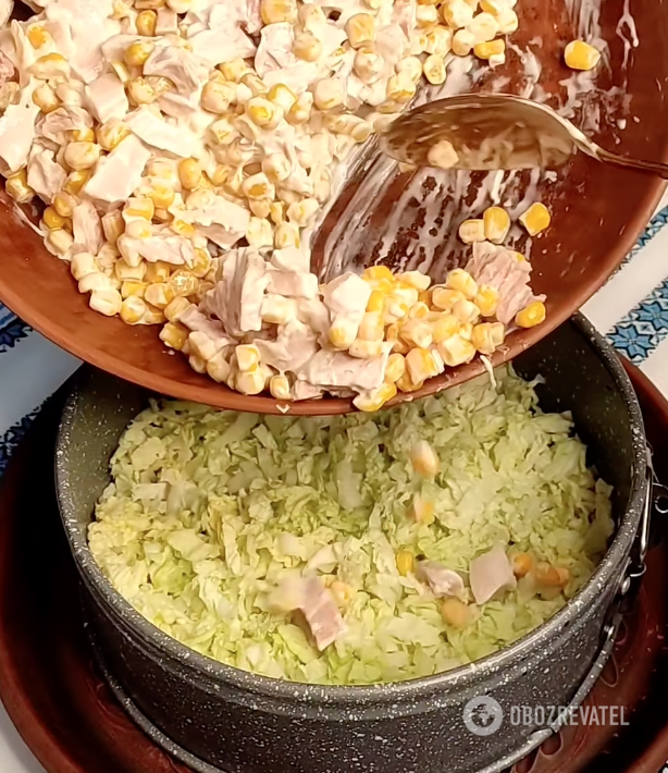 Sun salad what to cook salad recipes for the New Year 2025