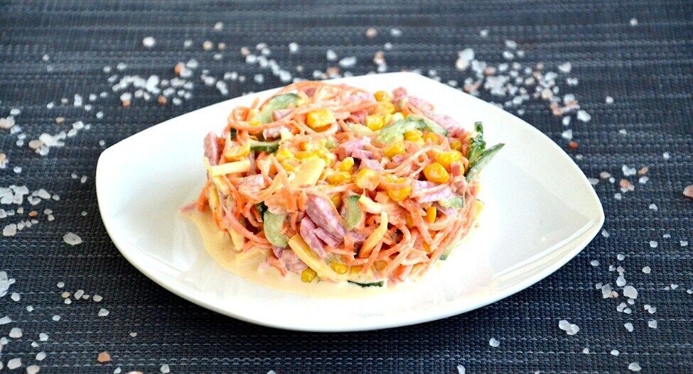 Delicious carrot salad