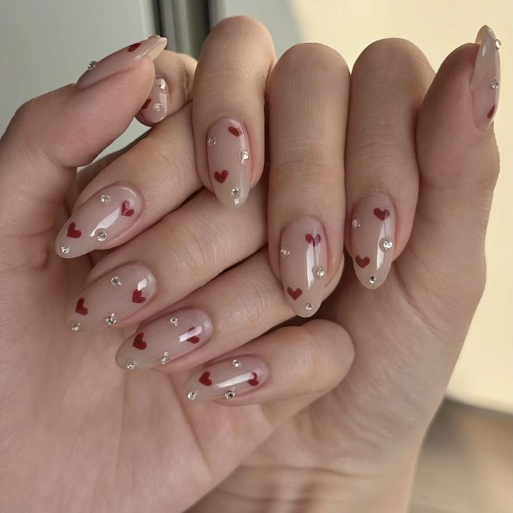 Manicure with hearts: 14 beautiful nail designs for Valentine's Day