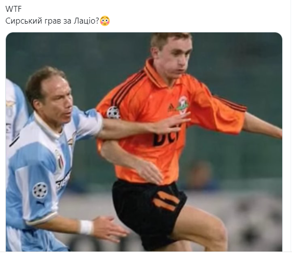 Did Syrsky play for Lazio? An unexpected photo with the ''Commander-in-Chief of the Armed Forces of Ukraine'' went viral on social networks