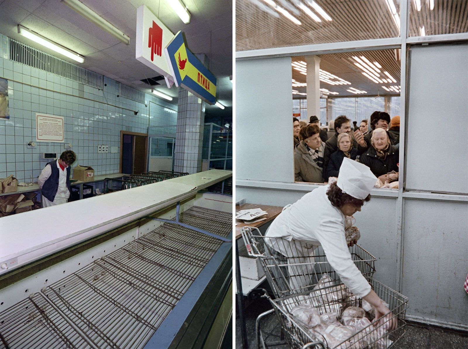 Eat, don't choke: what store shelves really looked like in the last years of the USSR