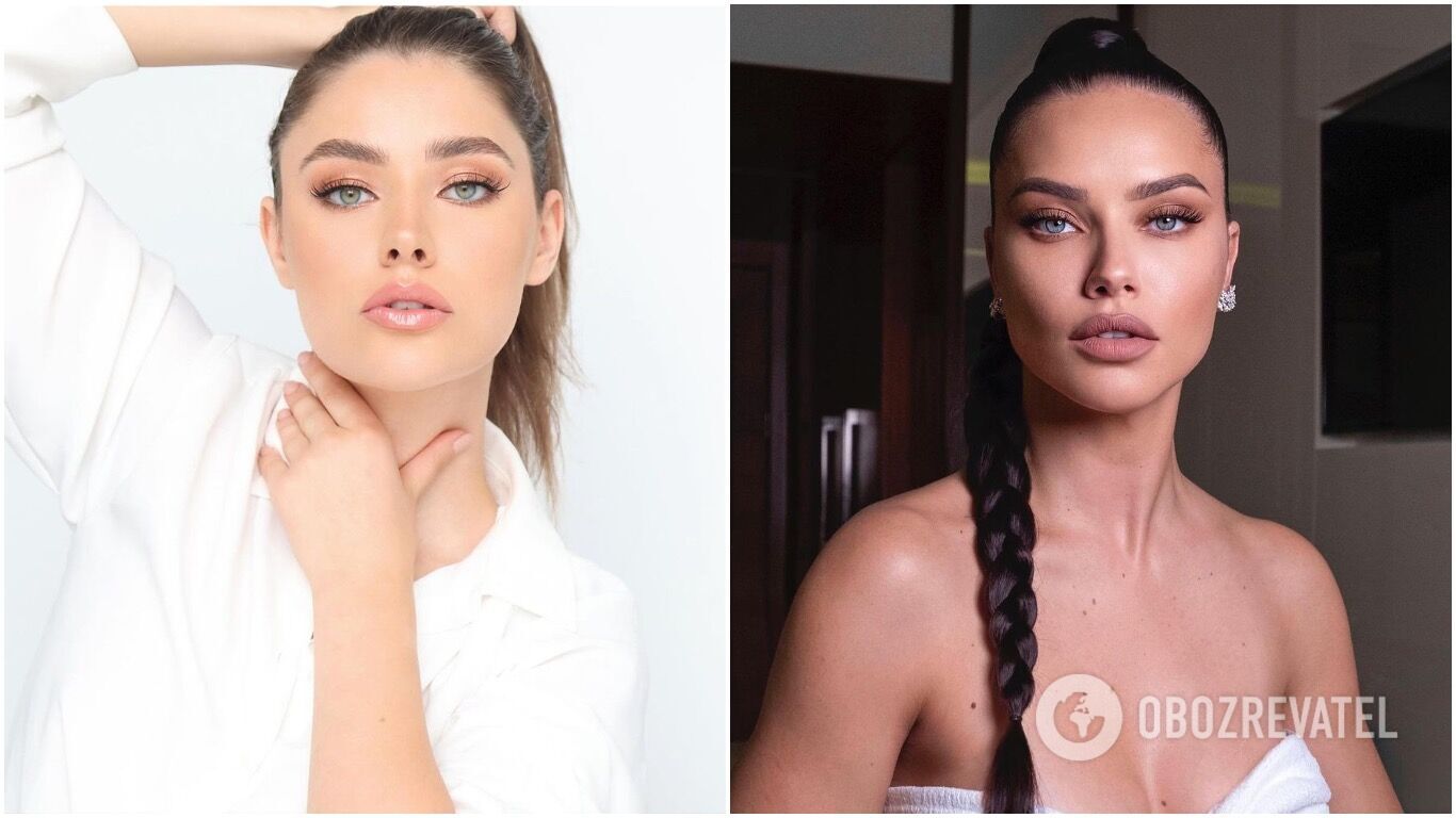 ''Miss Ukraine Universe 2023 without makeup struck an incredible resemblance to supermodel Adriana Lima. Photo.