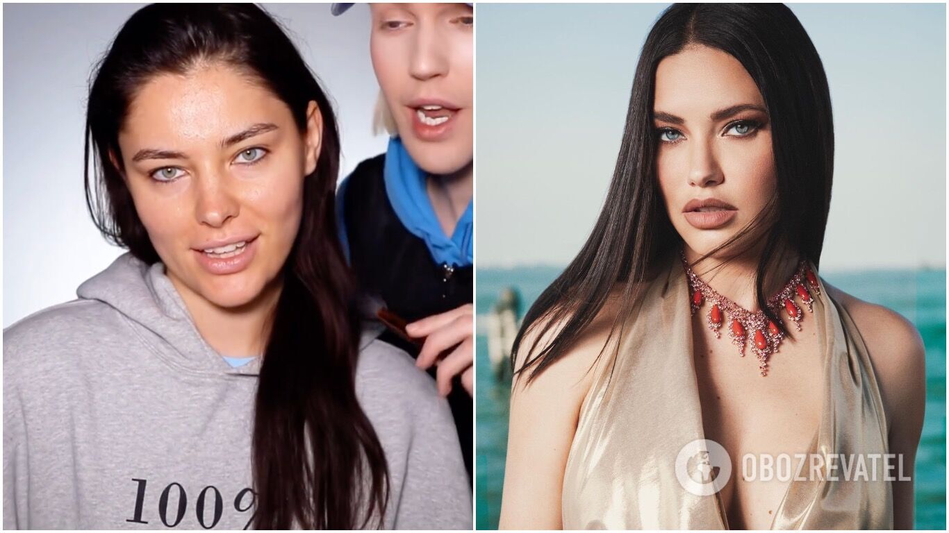 ''Miss Ukraine Universe 2023 without makeup struck an incredible resemblance to supermodel Adriana Lima. Photo.